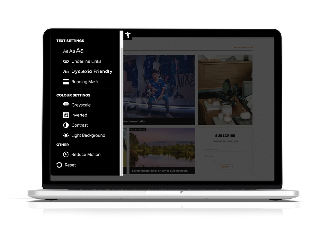 Our Logan - Website Accessibility Function Our Logan - Website Accessibility Function